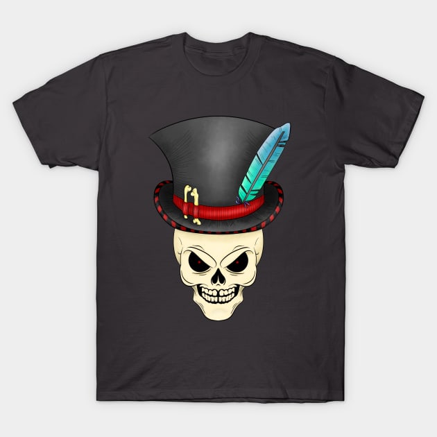 Fancy Skull T-Shirt by ShutterStudios